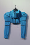 Windowsen corset pad shoulder sweater PS23T003 blue